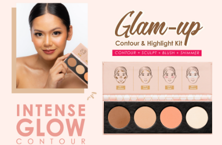 Sassy Colors Glam-up Contour & Highlight Kit