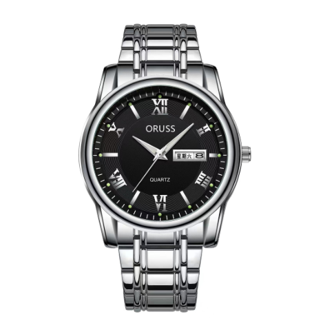 Original ORUSS Women Waterproof Simple Ultra-Thin Luxury Business Fashion Watch Automatic Quartz Dual Watch M9