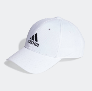 Adidas Lifestyle Cotton Twill Baseball Cap Unisex White IB3243