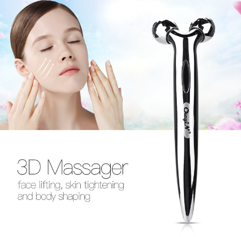 Ckeyin 3D Facial Massage Ball -Lift Roller Massager Beauty Tool AM113