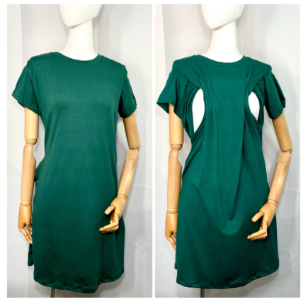 Maternity Breastfeeding dress  Nursing dress  Pregnant  Nursing wear  Lounge dress  Casual dress MBD4