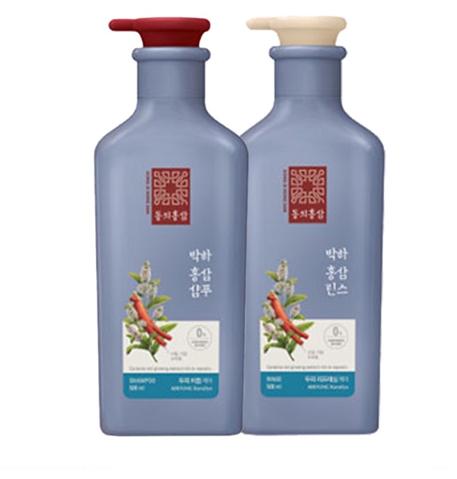 Kerasys Dong Yi Hong Sam Dandruff Care Ginseng Shampoo & Conditioner 500ML