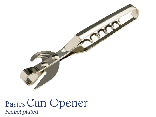 Chef's Classics Basics Nickel Plated Can Opener
