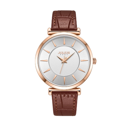 JULIUS New Waterproof Steel Band Ladies Watch JA-1376 2