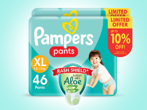 Pampers Baby Dry Pants Diapers XL 46s x 2 packs (92 pcs)