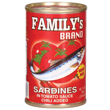 Family's Sardines Hot Easy Open 155g