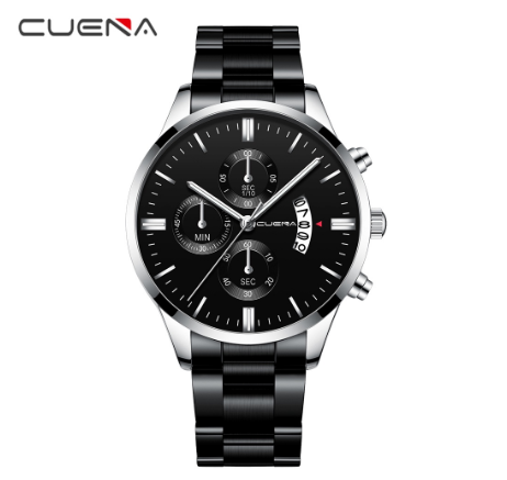 Cuena Men's Watch Leisure Sports Quartz Waterproof Watch 845S 0027