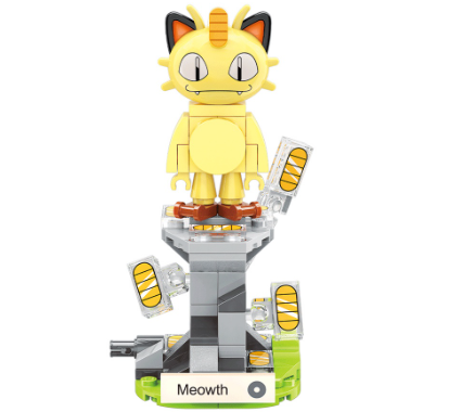 Keeppley Pokemon Mini Meowth Building Blocks