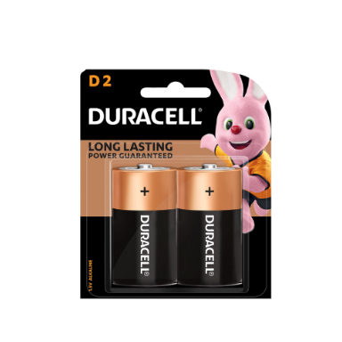 Duracell Batteries - D2  1Pack