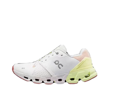 【100% Authentic】ON Running Cloudflyer 4 White Green Women's Low-top Sneakers 71.98249