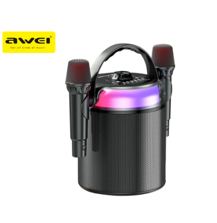 Awei Y388 20W TWS Karaoke Soundbar Hifi Wireless Bluetooth Speaker Outdoor USB Sound System