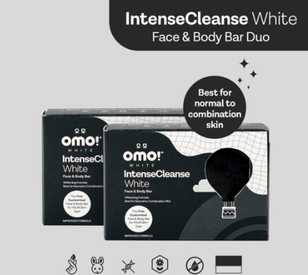 OMO! White IntenseCleanse White Soap Duo (Bundle of 2)