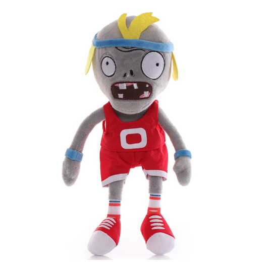 30CM Plants vs Zombies Plush Doll Peashooter SplitPea Clown Zombie Figures Soft Stuffed Toys Kids Halloween Gift Z13