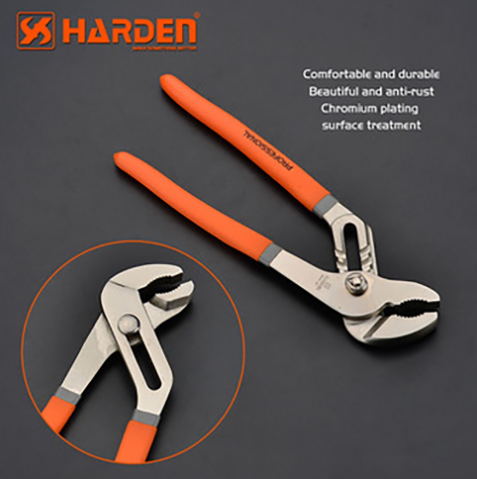 Harden 10", 12" Groove Joint Plier Tool Chrome Vanadium Professional