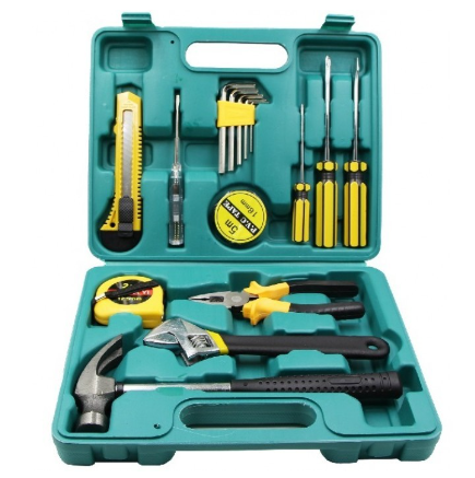 SJW DIY Tools Set Professional Hardware Home Repair Set (16Pcs SET)