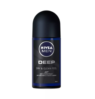 NIVEA Deep Dry and Clean Feel Deo Roll On 50ML