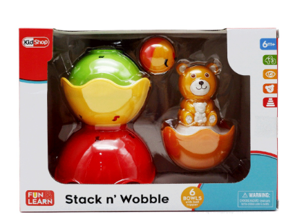 KidShop Fun 'n Learn Stack n' Wobble Toy