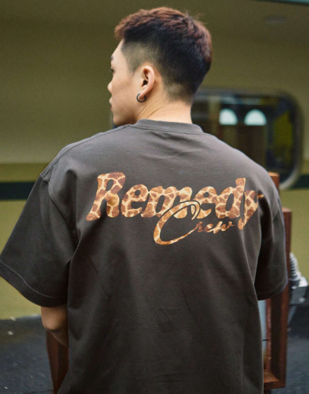 Remedy Summer New National Style Animal Print Loose Short Sleeve T-Shirt, American Trend Couple Tee For Men And Women