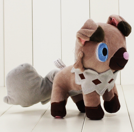 20cm Games Pokemon Rockruff Soft Stuffed Animal Doll Cute Animation Peripheral Cosplay Plush Toys Birthday Present For Child