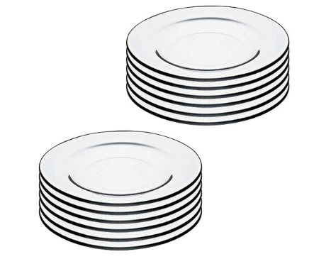Pasabahce Invitation Dinner Plate 10 1/2", Set of 6 (BUY 1 Set TAKE 1 Set)(10328 B1T1)