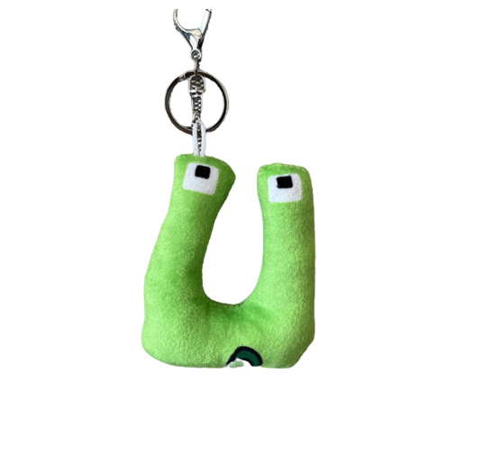 10cm Alphabet Lore Plush Pendant Doll Baby Educational Toy Home Decor Xmas Gift U