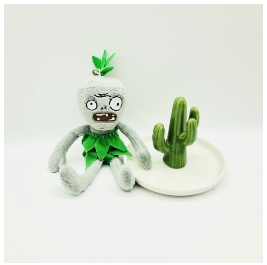10cm Plants vs. Zombies Plush key chain PVZ Plush Doll Pendant Peashooter Sunflower Ice Dolls Zombie Rag Accessories Doll PVZ26
