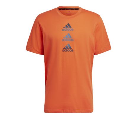 adidas TRAINING Designed to Move Logo T-Shirt Orange