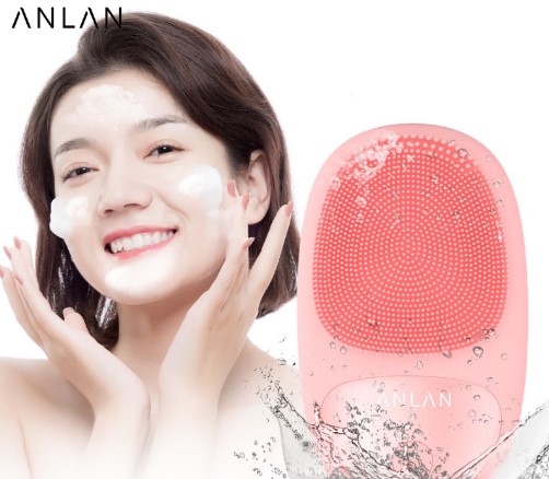 Upgraded Sonic Facial Silicone Cleansing Brush Magnetic Charging Deep Pore Cleaning Skin Massager