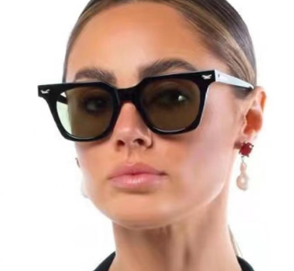 Square Sunglasses Women 2022 Vintage Brand Oversize Black Gradient Female