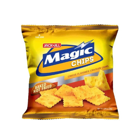 Jack 'n Jill Magic Chips Cheese Flavored Cracker Chips 28g