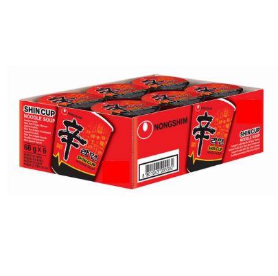Nongshim Gourmet Spicy Shin Noodle Soup 6 cups