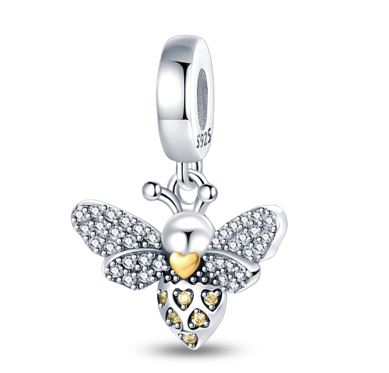 S925 Silver Pandora Same Design Colorful Spring Garden Series Suitable for Original Bracelet s16