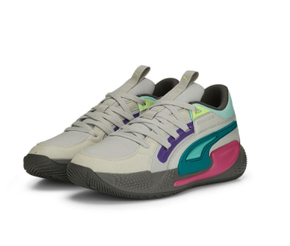 PUMA Court Rider Chaos Daytona Men's Basketball Shoes (White)