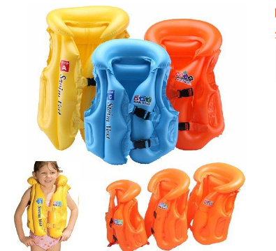 Safety Inflatable Life Vest Jacket for Children Kid Swimming Aid