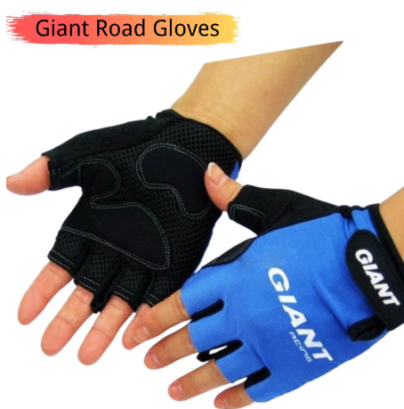 Giant Road Pro Gel Gloves Half Finger Bike Sport Gloves Shockproof Breathable