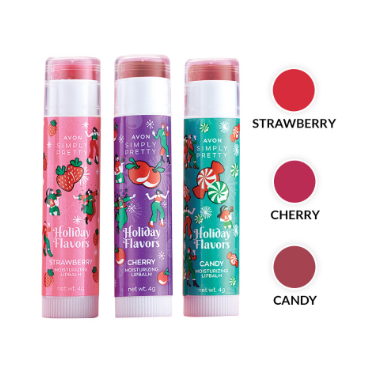 Avon Simply Pretty Holiday Flavor Lip Balm 4G