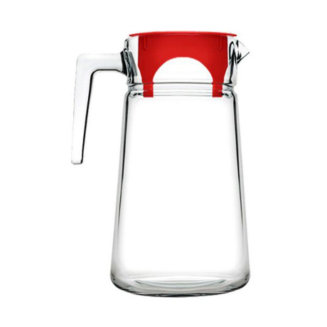 Pasabahce City Glass Pitcher w/ Cover 2000cc 67 3/4oz (43038)