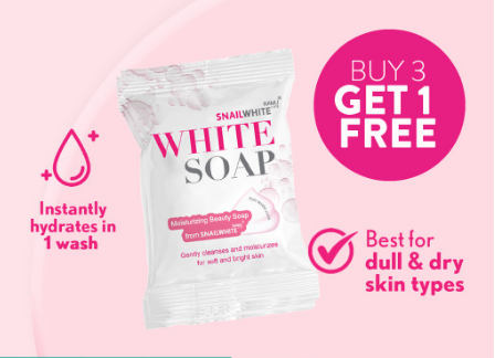 Snailwhite White Soap 3+1