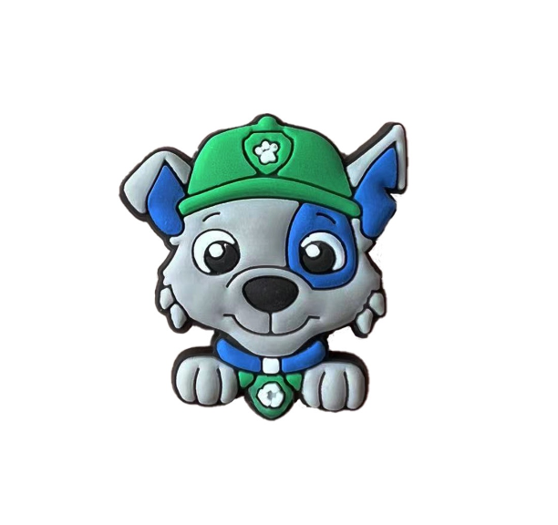 Cartoon Dalmatian Dog Jibbitz Crocs PAW Patrol Shoe Charms Ryder Bulldog Jibitz Charm Pin Chihuahua Jibits Crocks for Women Shoes S14