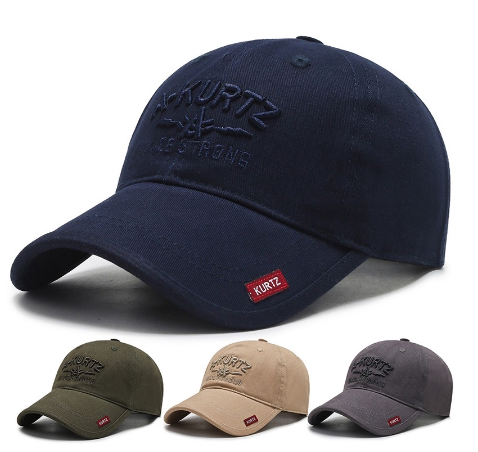 KURTZ Embroidery baseball hat Korean version of the outdoor Summer