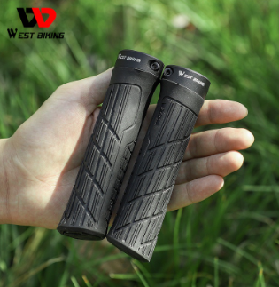 WEST BIKING Bicycle Grips MTB Road Bike Soft Rubber Handlebar Cover Shockproof Anti-Slip