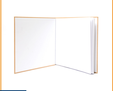 Craft Easy 8.5x11 Kraft Scrapbook Album (25 White Pages)