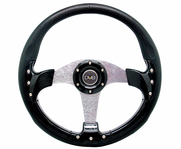 Dub Steering Wheel 56A (Silver) Steering Wheels & Accessories