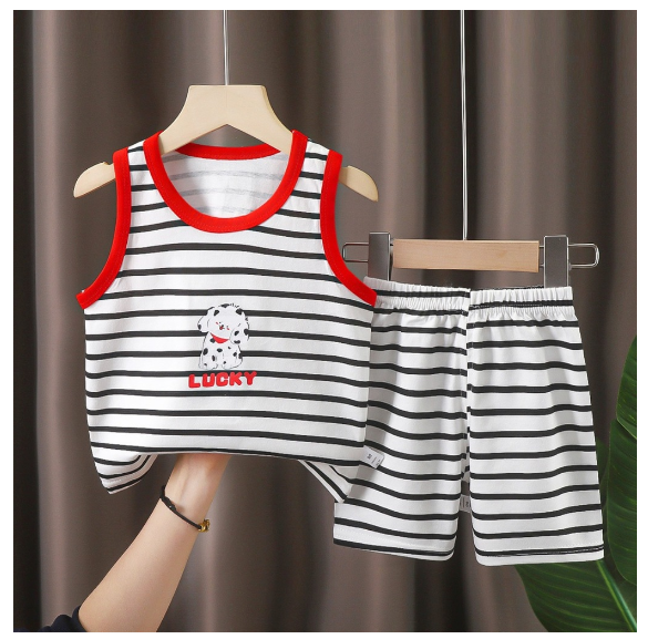 0-5yrs Baby Kids Sando Terno for Boy Girl Sando with Shorts D5
