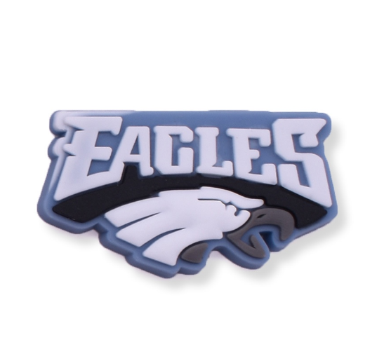 Cartoon Eagles Team Jibits Croc for Kid Cowboy Sport Jibbits Charm Bulls Shoe Charms Pin Steeler Jibitz Crocks Shoes Accessories S13