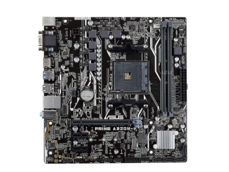 Asus Prime A320M-K AMD A320 uATX Motherboard DDR4 3200MHz / Prime A320M-K / 90MB0TV0-M0UAY0 /