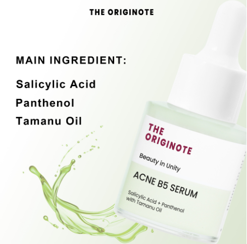 The Originote Acne B5 Serum Anti Inflammatory For Treating And Preventing 20ml - Acne Free Face