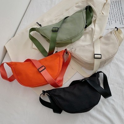 New Korean Casual Waterproof Dumpling Nylon Crossbody Bag Shoulder Bag Travel Handbag #3387