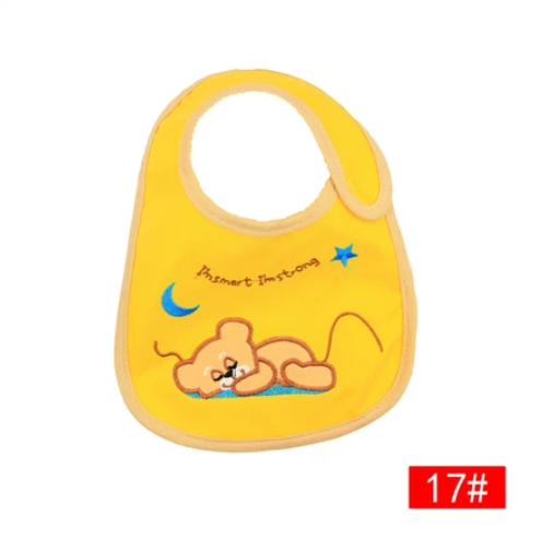 Cotton 3-Layer Cartoon Baby Bib B25