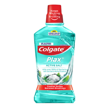 Colgate Plax Active Salt Anti-bacterial Mouthwash 60ml